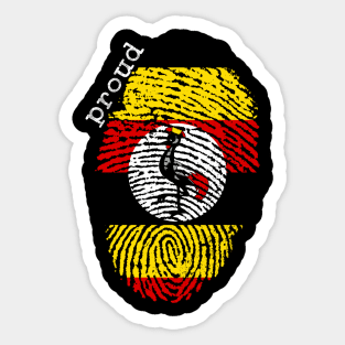 Uganda flag Sticker